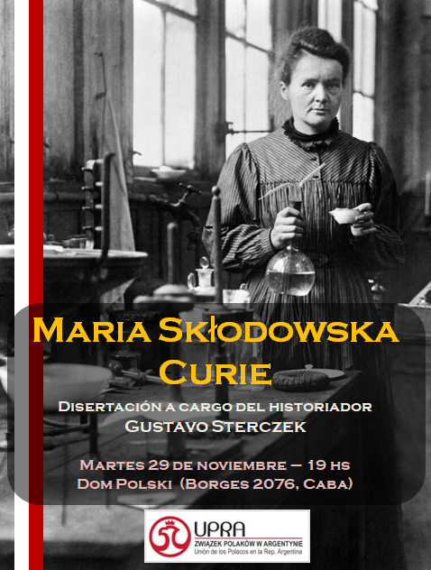 Charla sobre Maria Skłodowska Curie